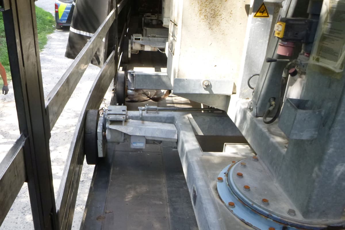 B7 Eschwege HE – Schwere Ladung nicht gesichert