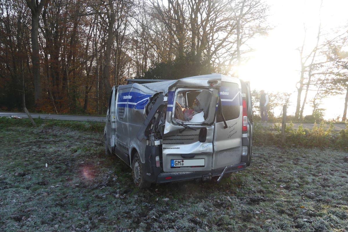 Wipperfürth – Entgegenkommenden Auto ausgewichen und verunglückt